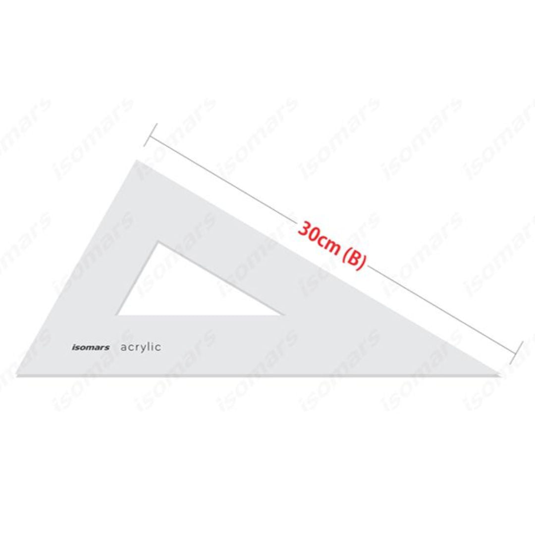 isomars Set Square, 12", 30CM/12B