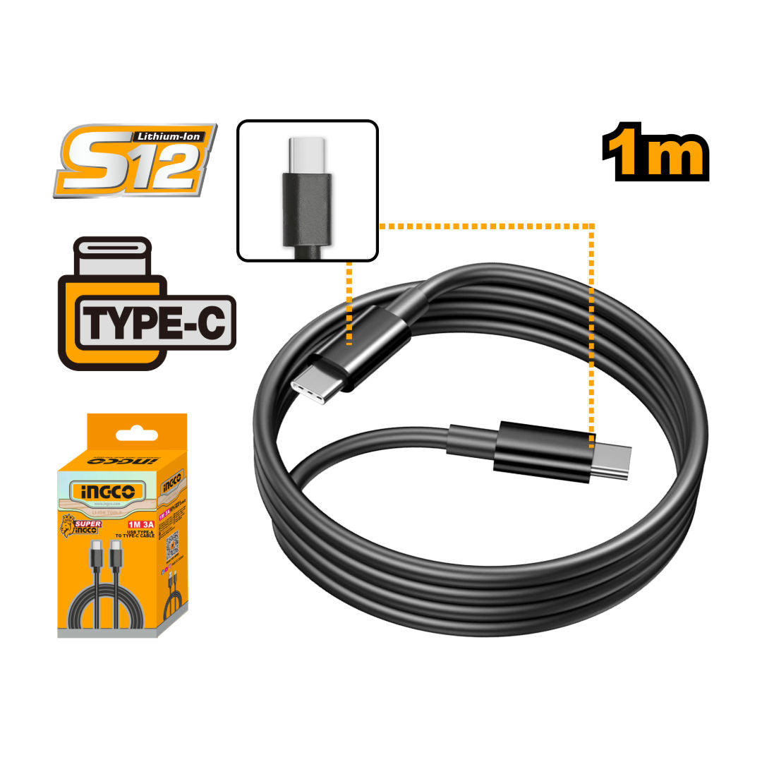 INGCO Charging Cable, 3A, 1m