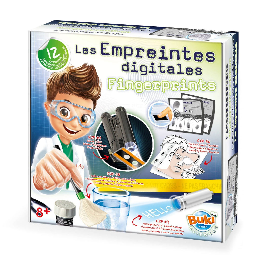 Buki France Fingerprints Science Kit, 8+ Years