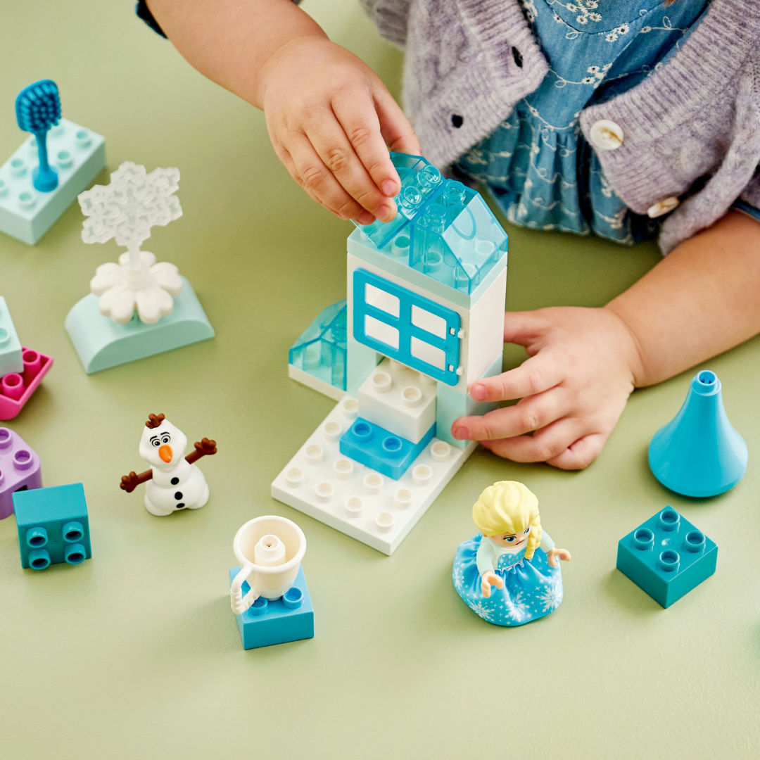 LEGO DUPLO Disney Frozen Creative Box with Elsa and Olaf Set, For Age 2+ Years
