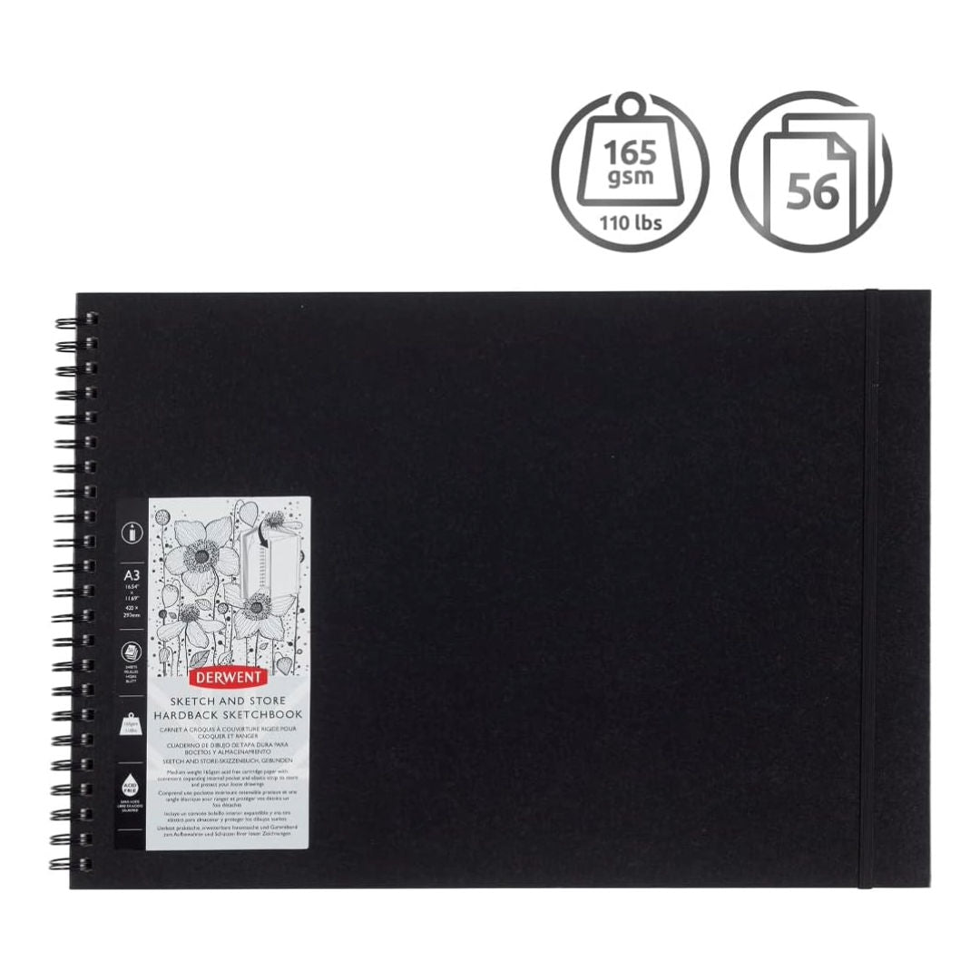 Derwent A3 Sketch & Store Landscape Book, 2102174