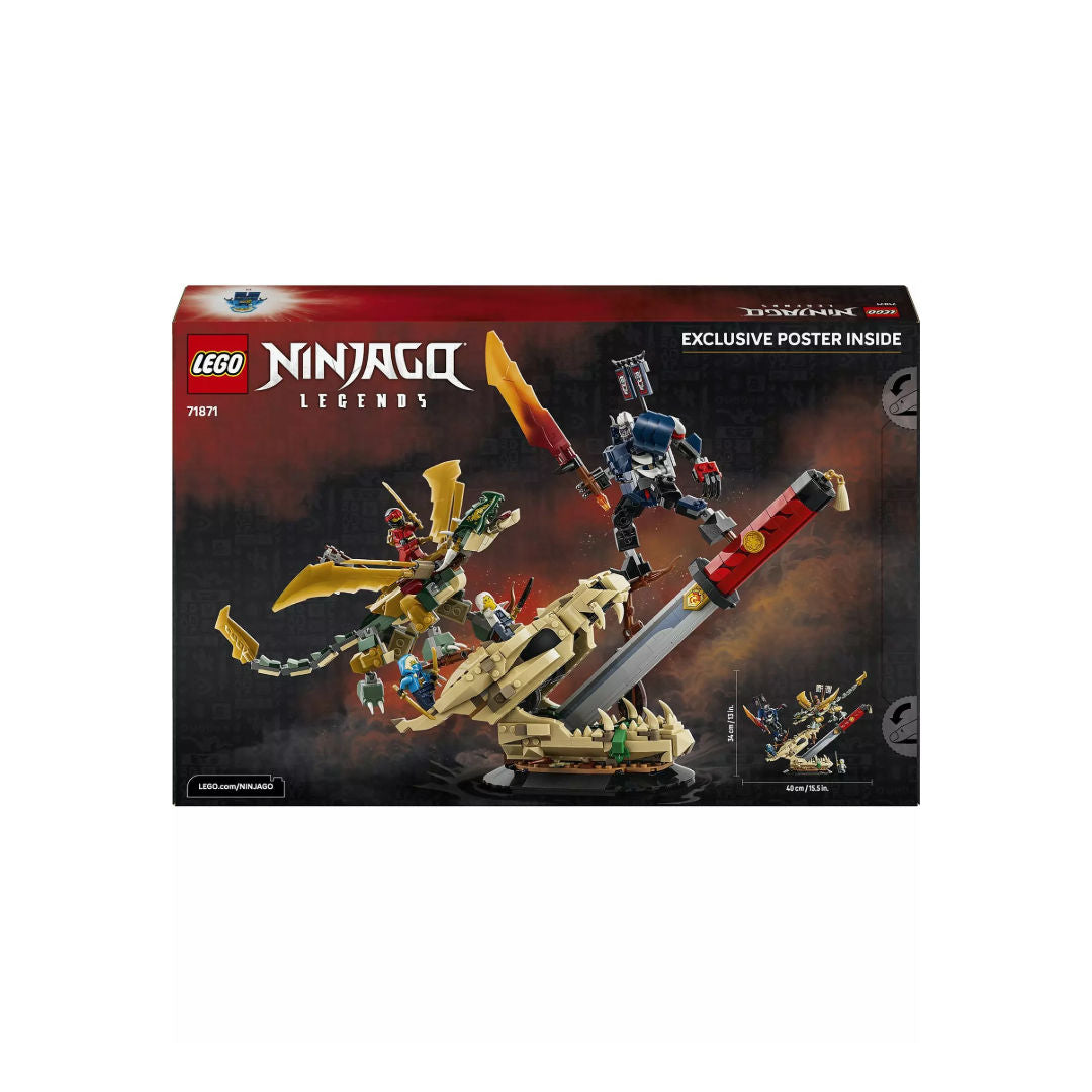 LEGO NINJAGO Battle at the Dragon’s Blade Building Set, 1016 Pieces, Age 9+ Years