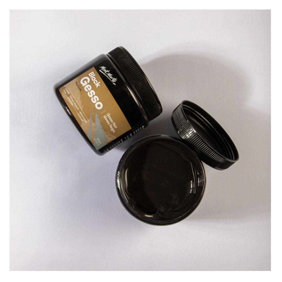 Mont Marte Black Gesso, 500ml, MPA0040