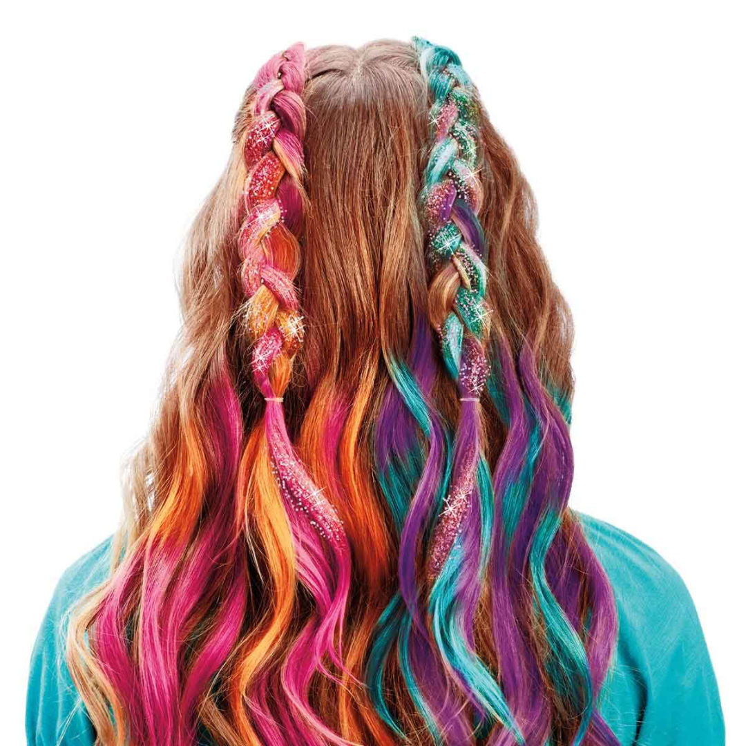 Cra-Z-Art Shimmer ‘n Sparkle Deluxe Color FX Hair Extensions Studio Kit, 8+ Years