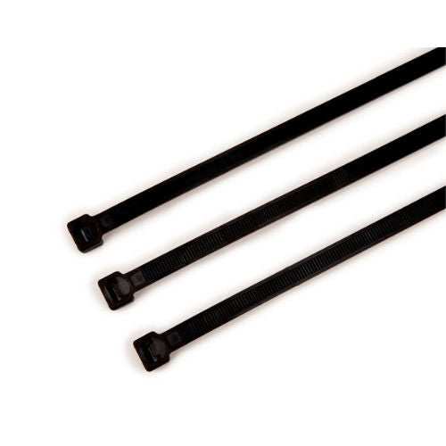 3M™ Scotchflex™ Cable Ties, Black, Pack of 100, Weather-Resistant Nylon Cable Management Ties