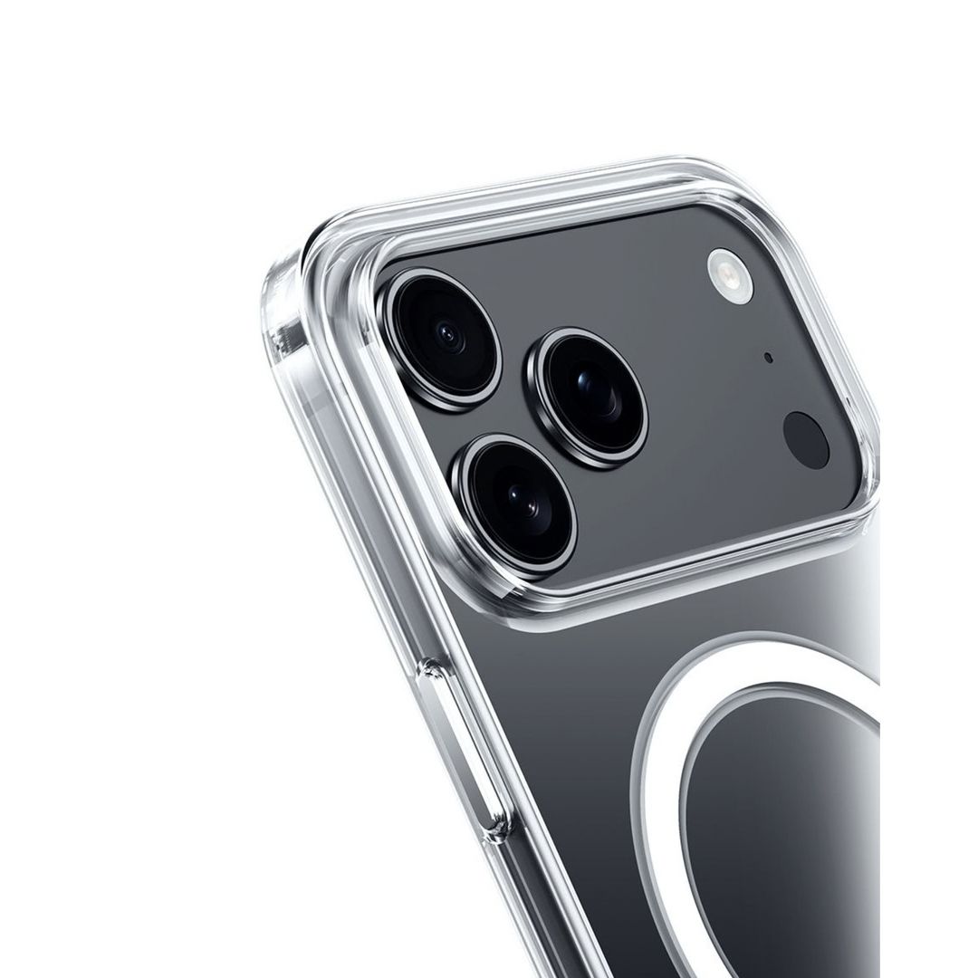 Infinyty Zepho MagSafe Compatible Transparent Clear Case for iPhone 18 Pro, Clear