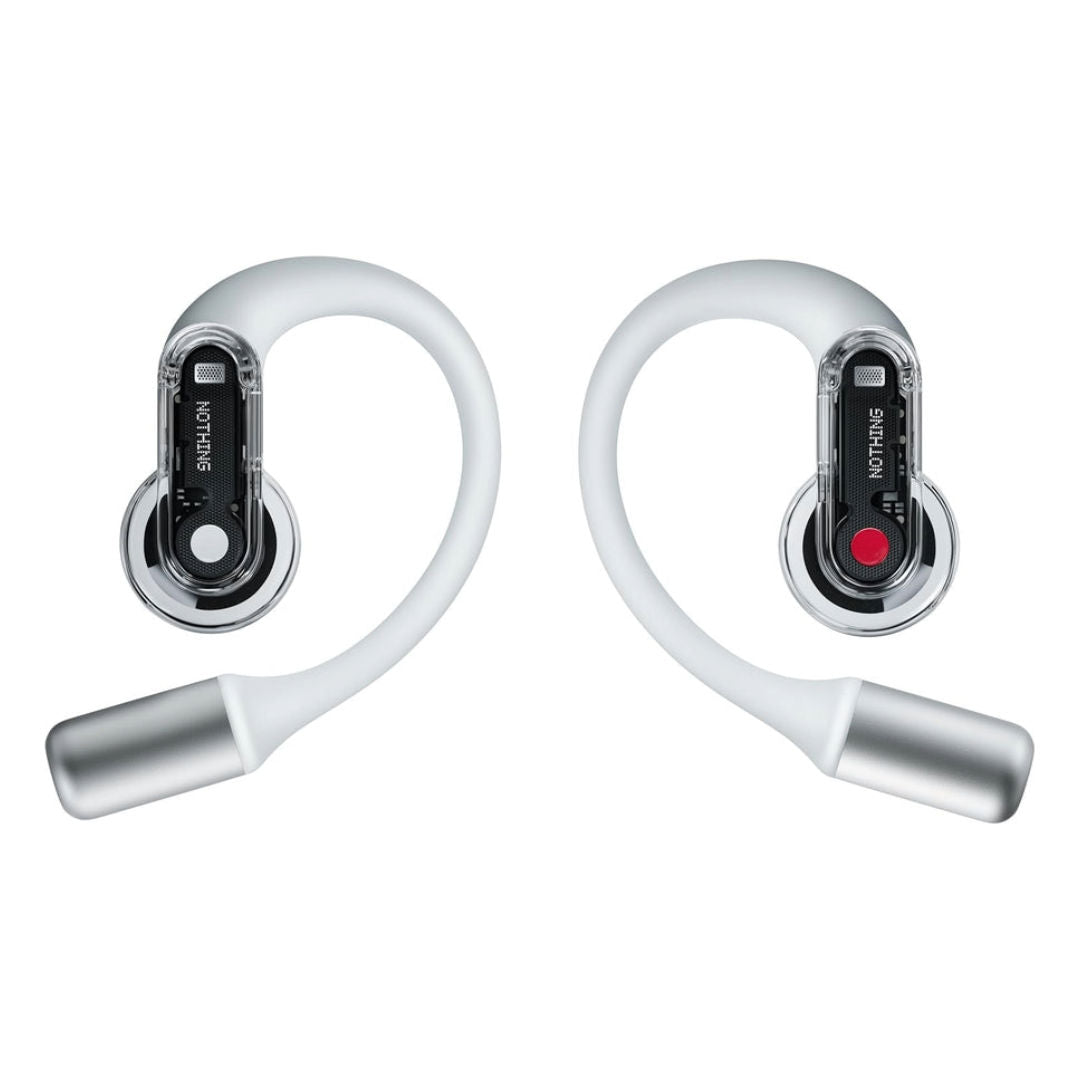 Nothing Ear (open) True Wireless Bluetooth Open-Ear Buds, Long Battery Life, Bass Enhance, Clear Voice Technology, White