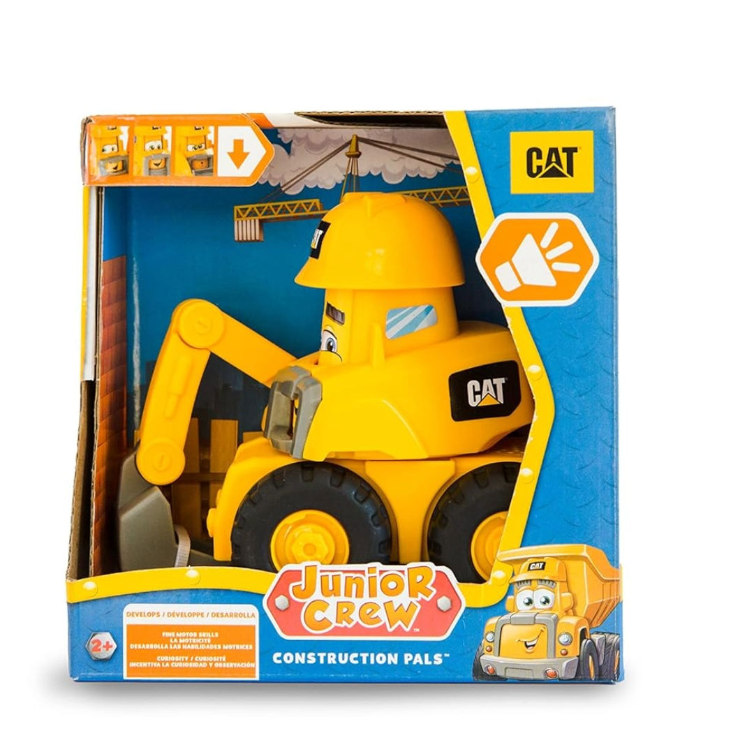 CAT Junior Crew Construction Pals Vehicle 18 cm, Styles May Vary, 2+ years