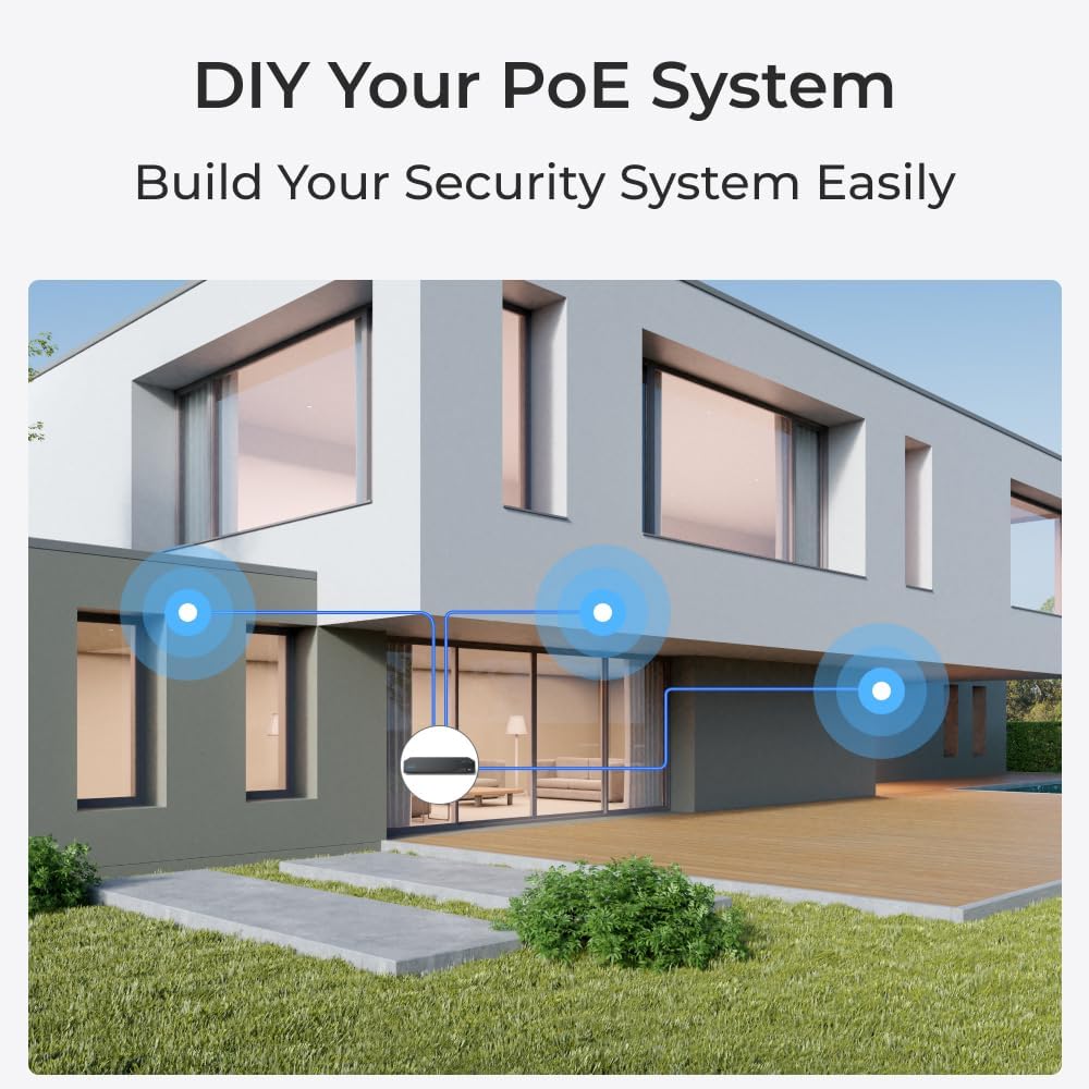 Reolink P320 PC510AB2K01 5MP PoE IP Security Camera with AI Detection, 2K+ Video & 30m Night Vision