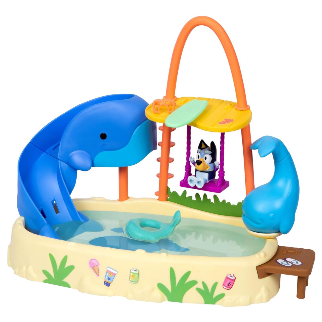 Bluey Color Change Whale Water Park Playset, 3+ years