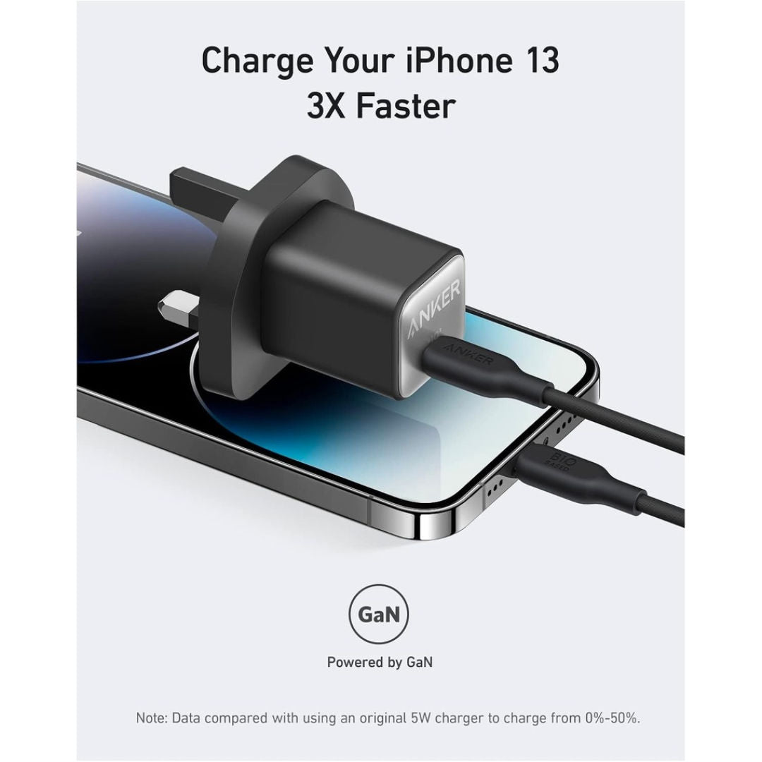 Anker 30W USB-C Wall Charger, Black