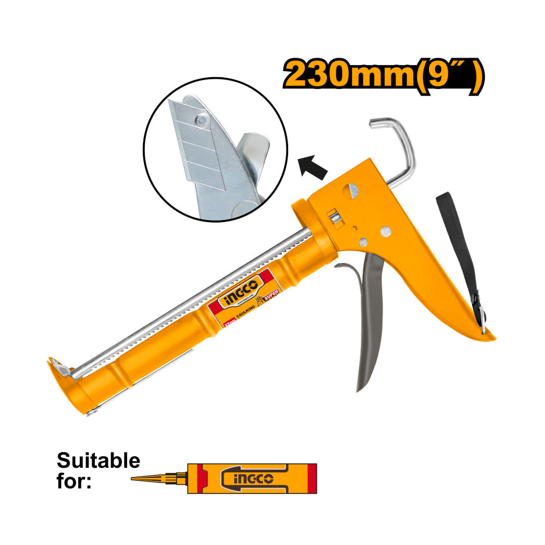 INGCO Caulking Gun, 9", 230mm Length