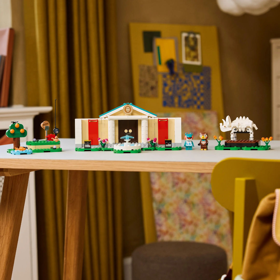 LEGO Animal Crossing Blathers's Museum Collection Toy Set, For Age 7+ Years