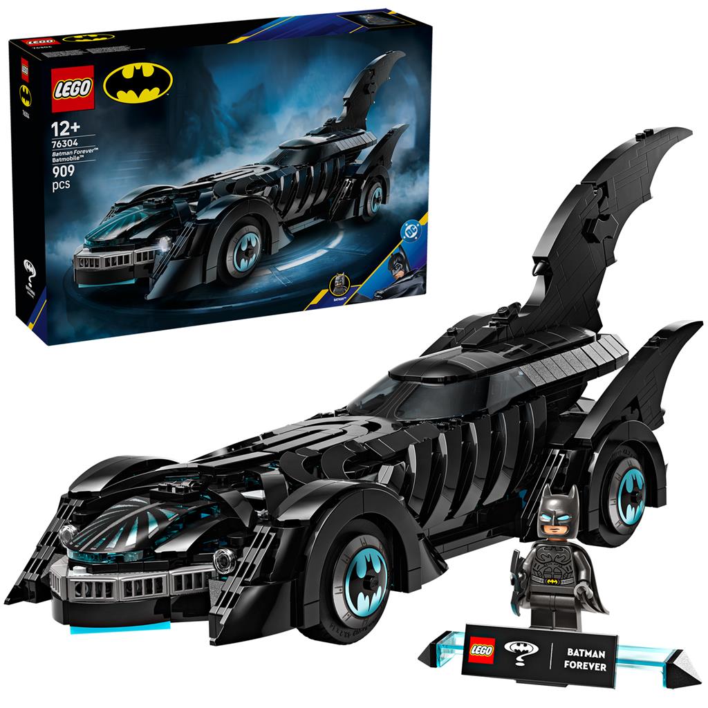 LEGO DC Batman Batman Forever Batmobile Building Set for Ages 12+, 909 Pieces
