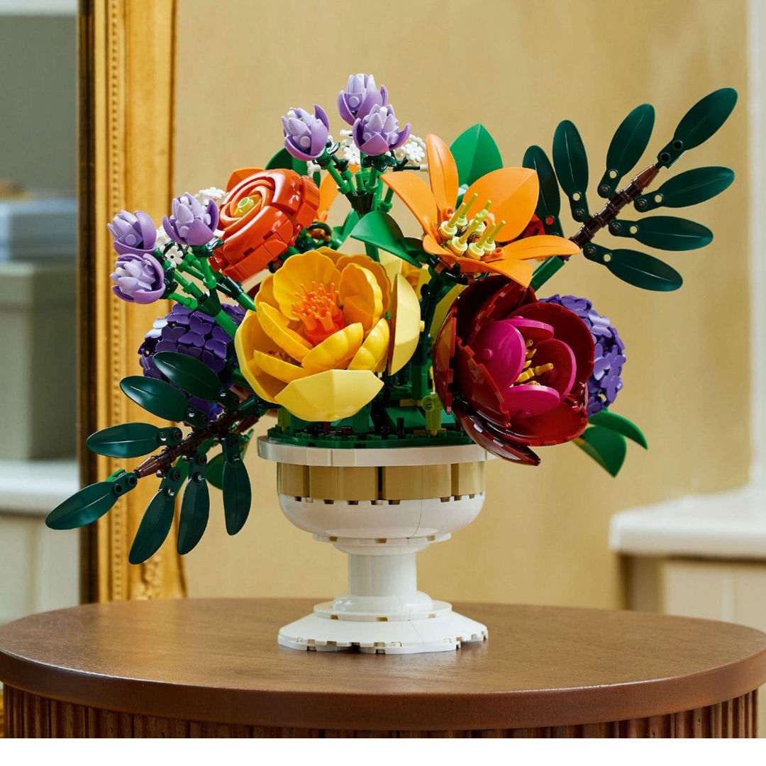 LEGO Botanicals Flower Arrangement Floral Home Decor Building Toy Set