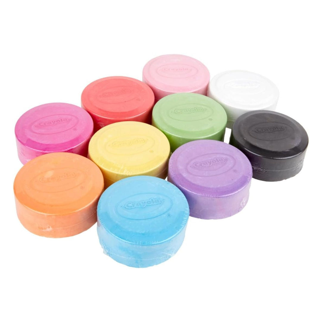 Crayola Washable Sidewalk SUPER CHALK Set, 10 Pieces