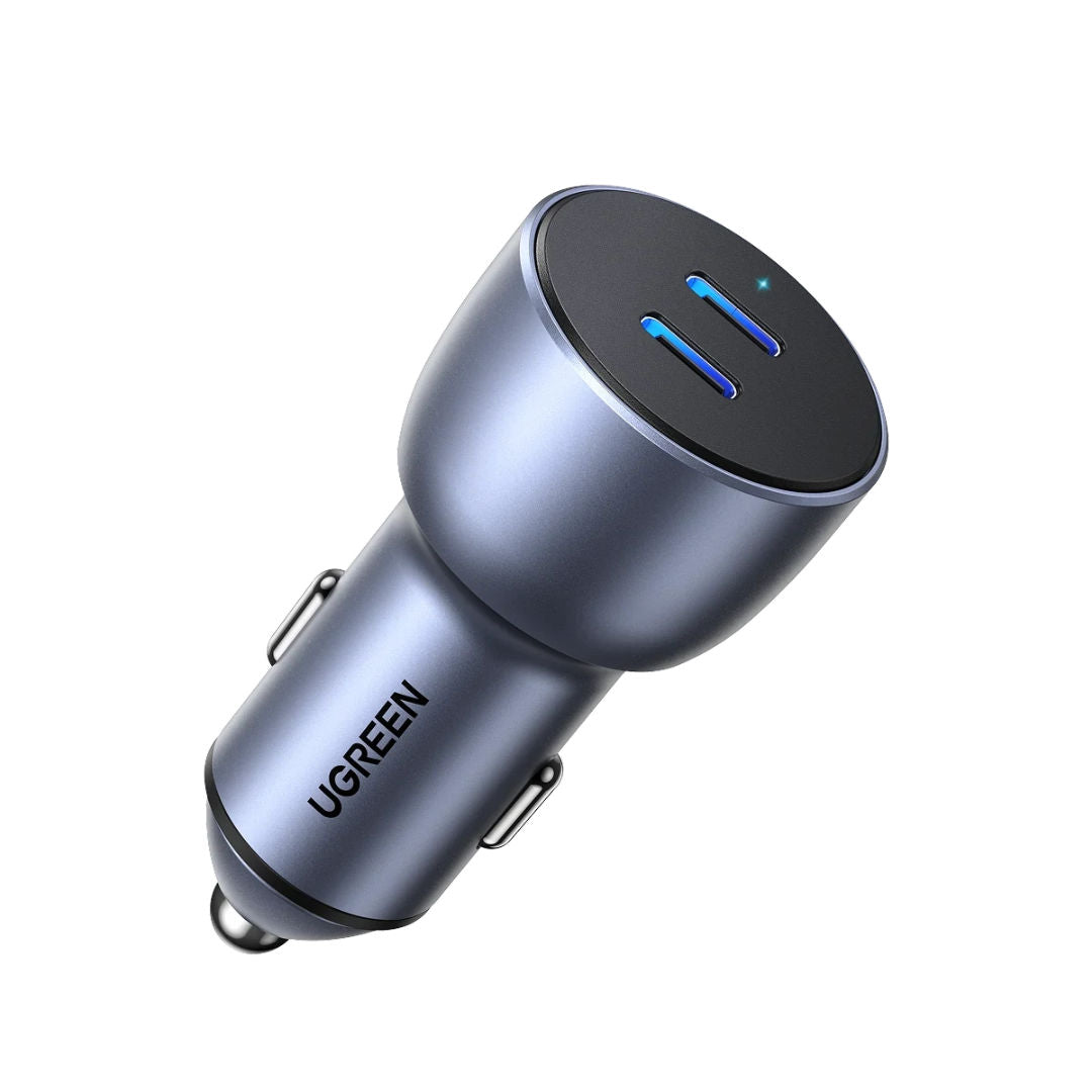 UGREEN CD213 50W Dual USB-C Fast Car Charger