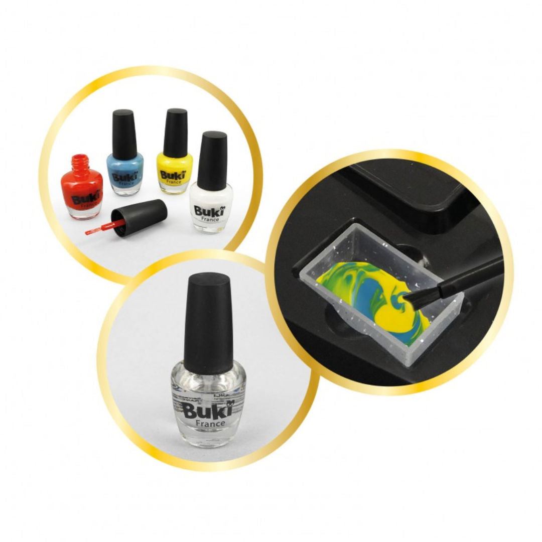 Buki France Professional Studio Nail Stamping Kit, (14 Pieces)
