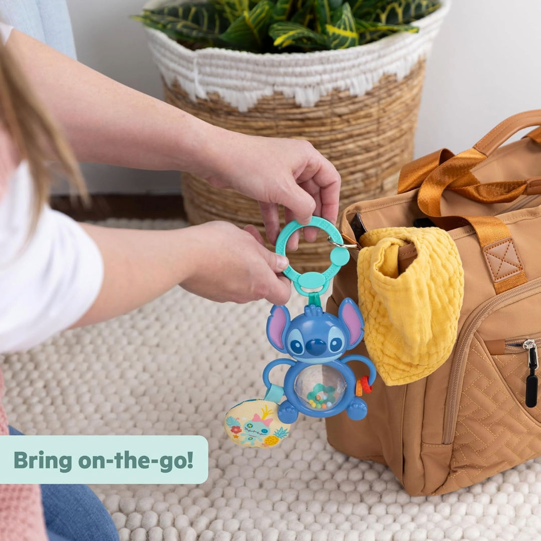 Bright Starts Disney Baby Lilo & Stitch Stitch Tummy Bright Starts Disney Baby Lilo & Stitch Stitch Tummy Tumble Activity Toy (14 x 26.9cm), 0 months+