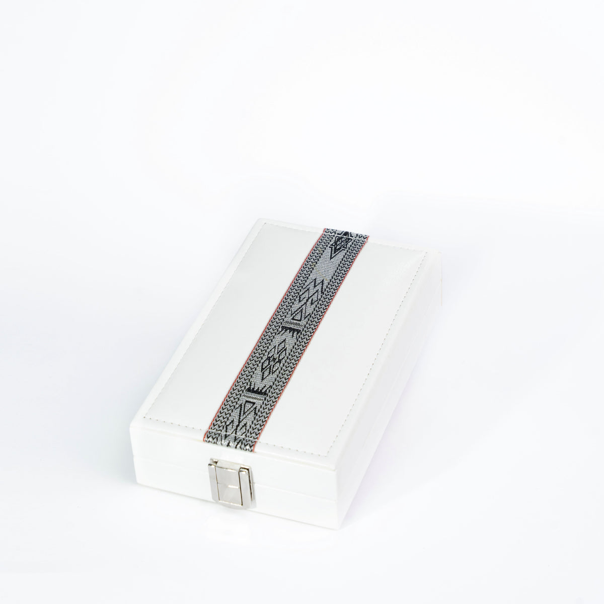 Keychain & USB Gift Set with Traditional Woven Design, Assorted Colors