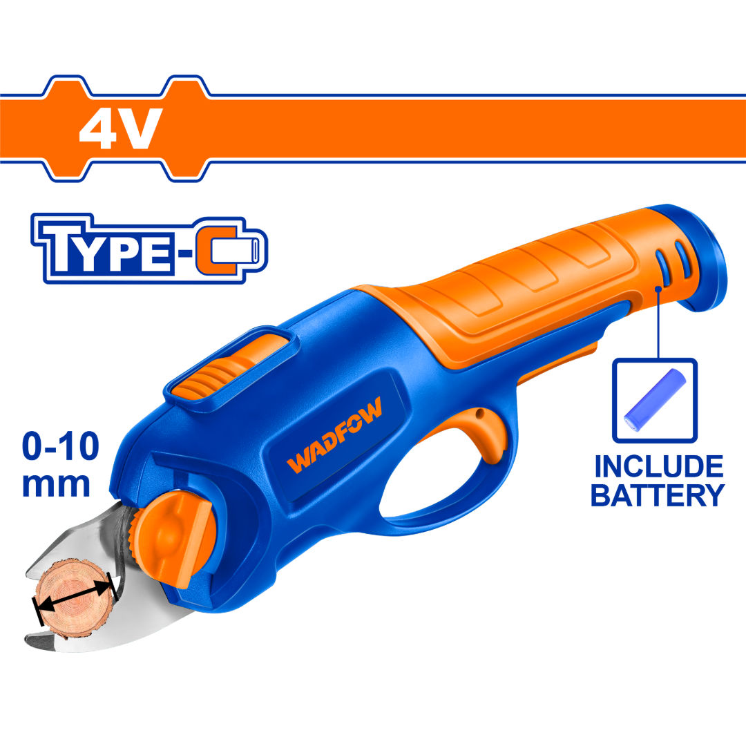 WADFOW Cordless Gauge Straight Shear, Changeable Blade, USB-C or Battery Powered