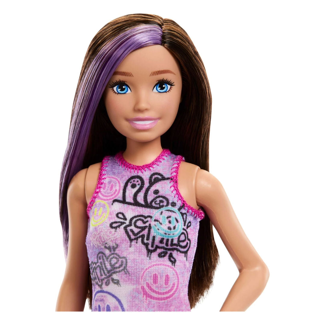 Barbie Skipper Core Outfit, Stylish Fashion Clothes Set for Skipper Doll