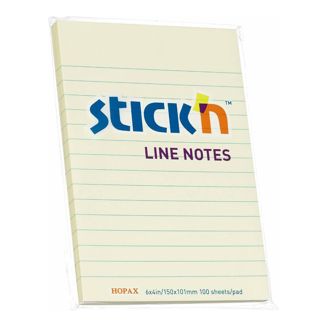 Stick'N Yellow Notes Pad, 100 Sheets