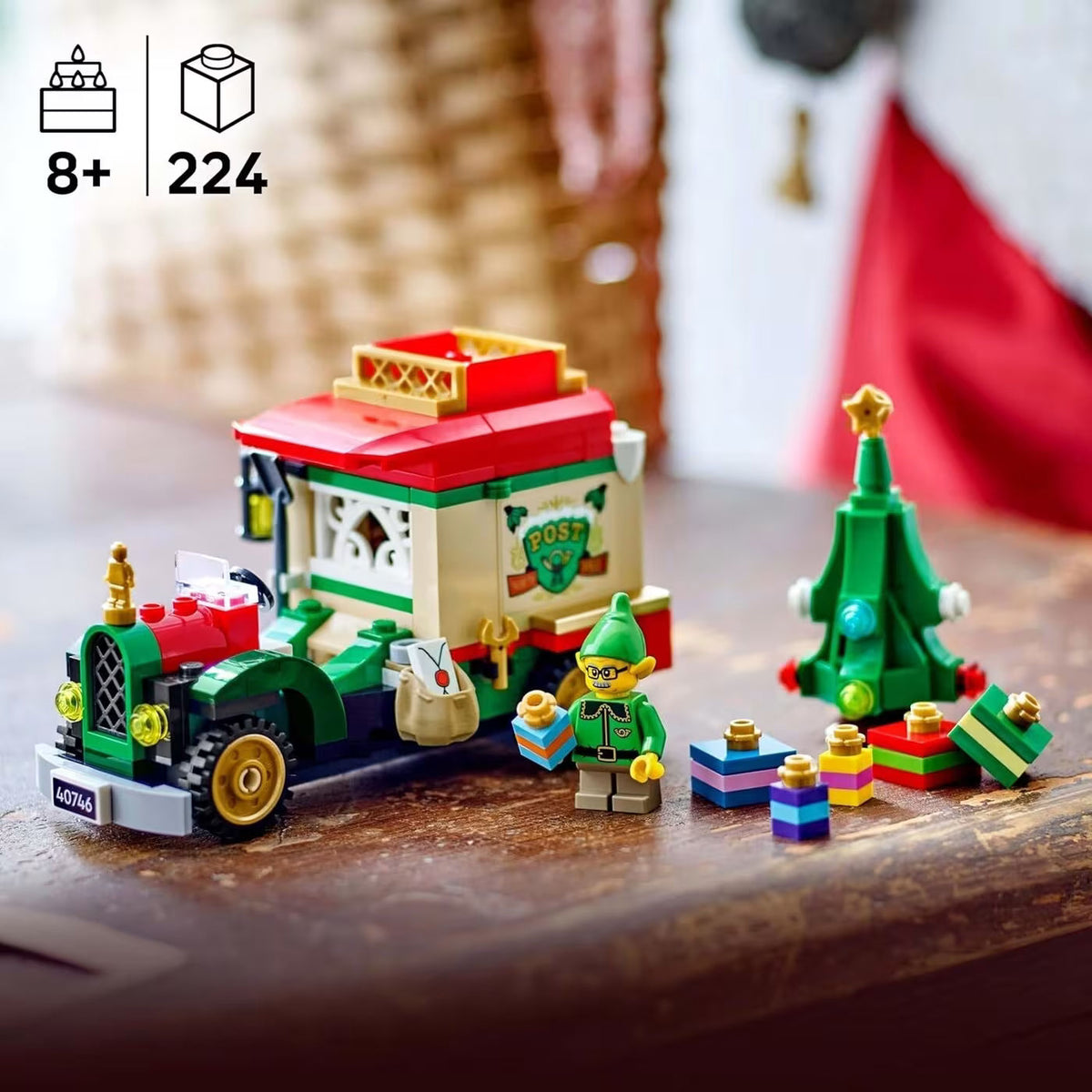 LEGO Santa's Delivery Truck Building Set for Ages 8+, 224 Pieces