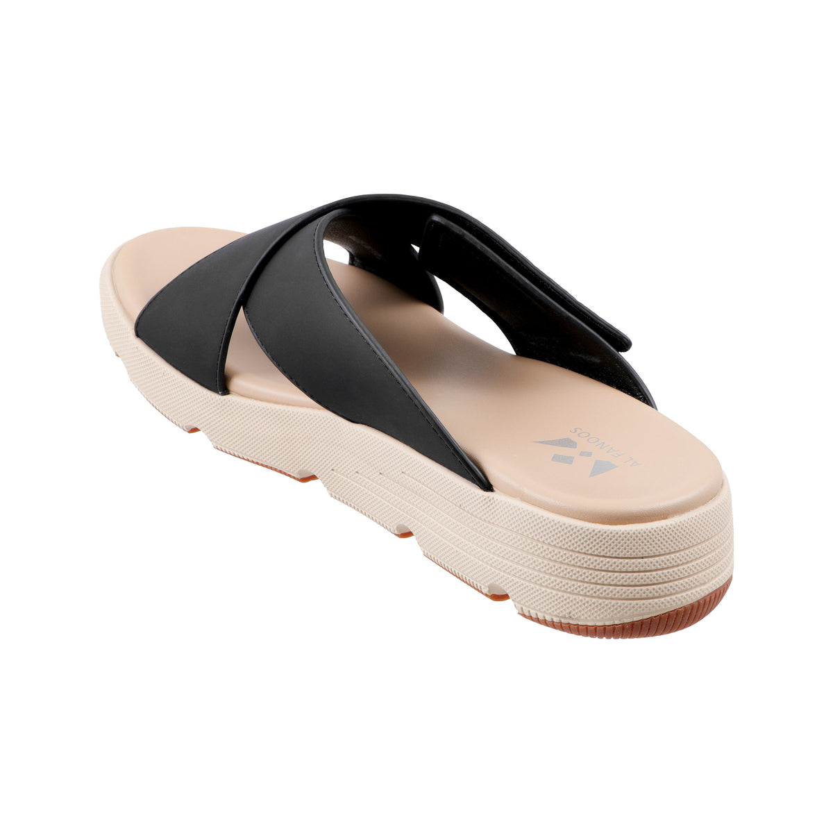 AL FANOOS Men's Medicated Sandals with Microfiber Upper, PU Foam Insole & EVA-TPR Sole