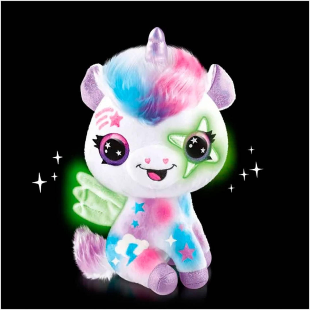 Canal Toys Magic Unicorn Glow-in-the-Dark Airbrush Plush Set, 26cm, 6+ Years