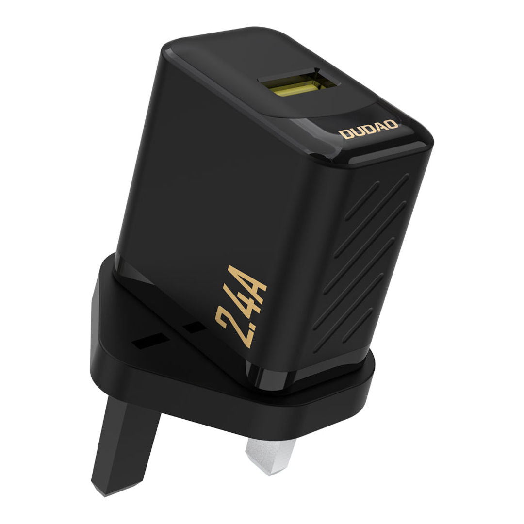 DUDAO A23UK Standard USB-A Charger 2.4A 12W with UK Standard Plug