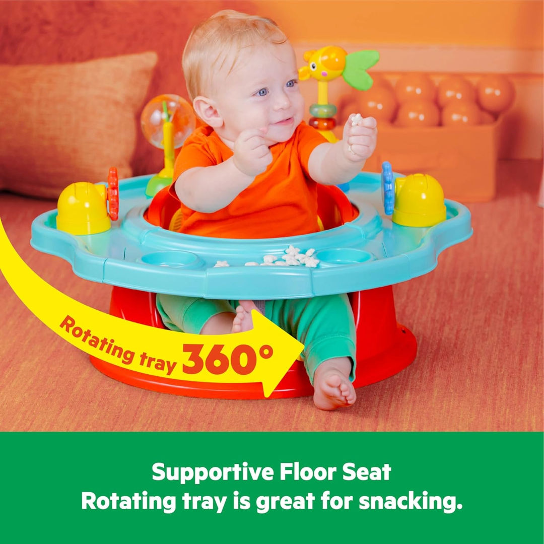 Bright Starts SuperSeat Playful Paradise 3-in-1 Activity Seat, (57 x 57 x 56.04 cm)