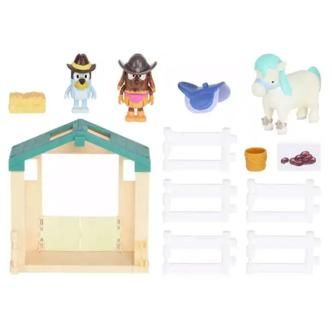 Bluey Series 9 Pony Rides Playset, 3+ years