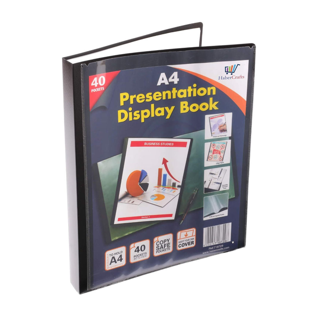 RSC Jinshu A4 Clear Display Book, 40 pockets, D16-100