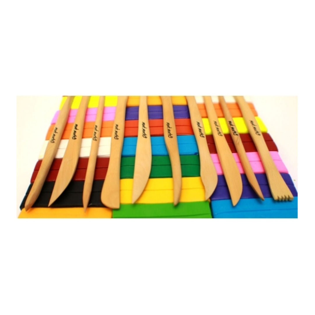 Mont Marte 10-Pieces, Mini Modelling Tools Boxwood Set, MMSP0003