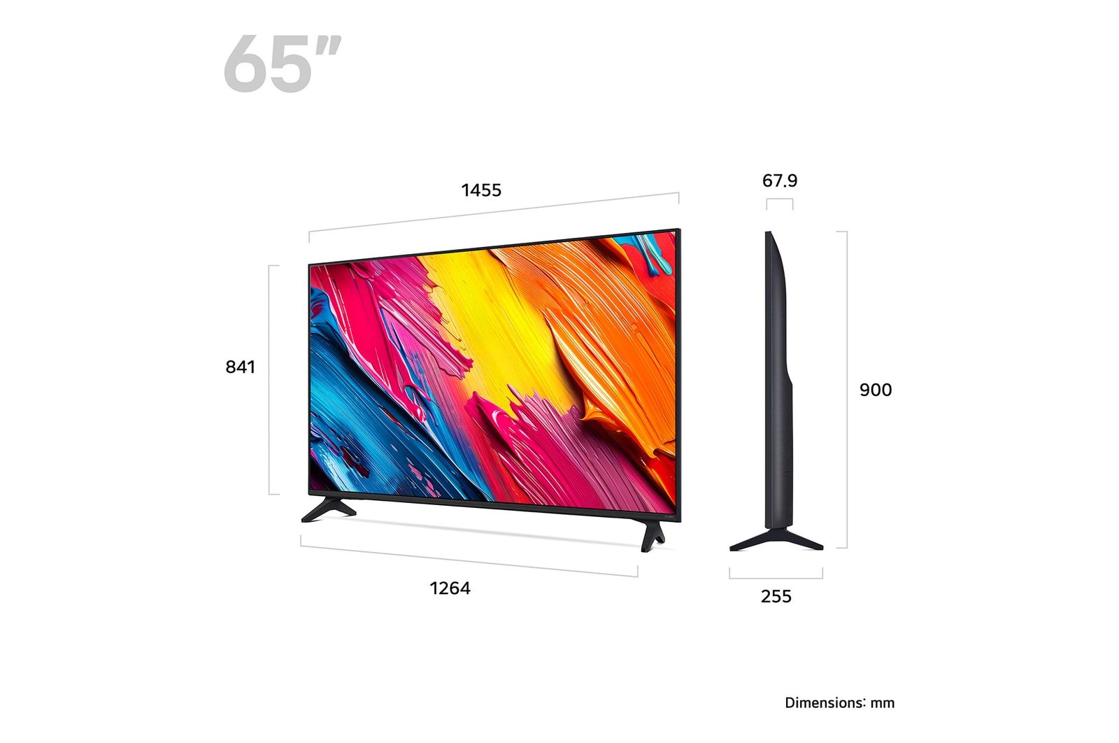 LG QNED70 Series 4K QNED Smart TV, α7 AI Processor 4K Gen8, AI Super Upscaling, Dynamic QNED Color, HDR10 & webOS 25 with AI Magic Remote