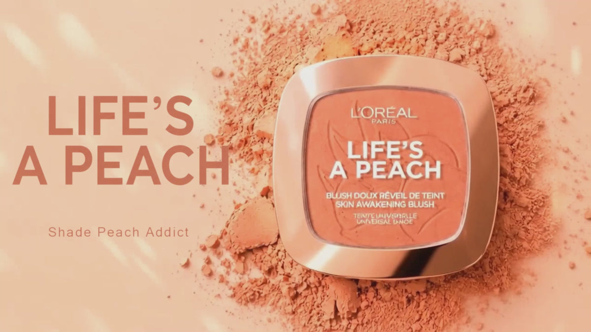 L'Oreal Paris Life's a Peach Powder Blush, Peach Addict